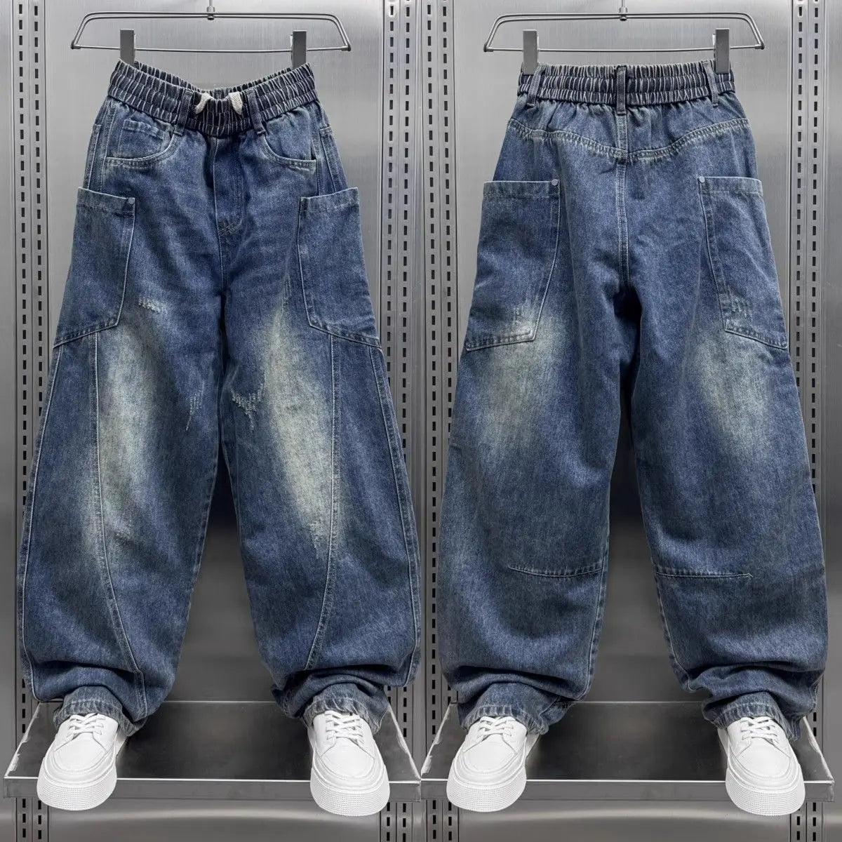 Jean Scimitar Homme 2025 - Pantalon Harlan Coréen Luxe Taille Haute