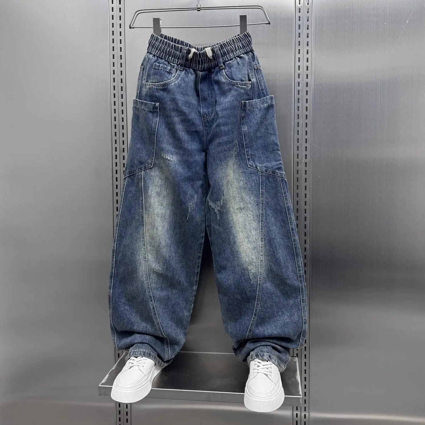 Jean Scimitar Homme 2025 - Pantalon Harlan Coréen Luxe Taille Haute